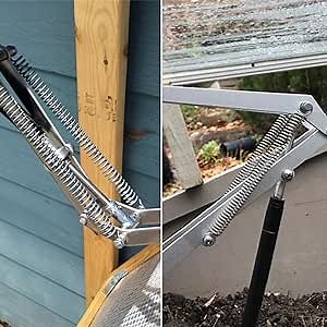 Artilife Greenhouse Automatic Window Opener Automatic Vent Opener Kit(Double Spring Greenhouse Window Lifts 30 Lbs)