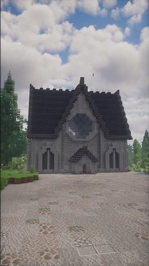 🏰 Gothic Minecraft House Build | Dark Medieval Survival Base Tutorial