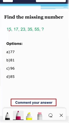 Example 7 Missing Number Series | Number Series | Reasoning Tricks For Bank Exams #shorts #series
