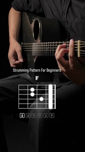 Strumming pattern for beginners #guitartutorial