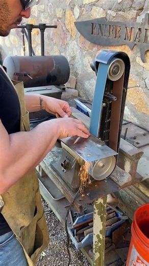 Teaching stock removal to make a knife