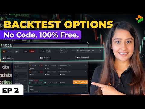 How to Backtest Options Trading Strategies for FREE | Beginner's Guide (No Coding) | AlgoBuilder EP2