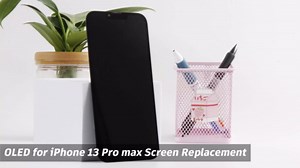 Soft OLED for iPhone 13 Pro Max Screen Replacement for iPhone 13 Pro Max LCD Display A2643 A2484 A2641 A2644 A2645 Screen Digitizer Touch Assembly Repair Part+Video