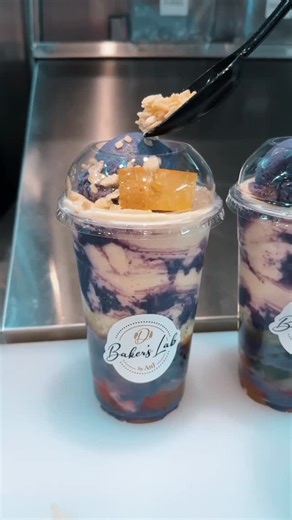 D Baker's Lab Halo-Halo CaFe on Instagram: "Late post! The day before Thanksgiving was a little busy, and one customer bought a lot — such a blessing before the holiday. Thank you always for the love. 💜🍂 #DBakersLab #DBakersLabHaloHaloCafe #MixYourSarap #TasteNaAngat #TeamHaloHalo #HaloHaloLovers #FilipinoDessert #PinoyFoodie #SupportSmallBusiness#bisdakarmy"