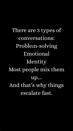 There Are Three Types Of Conversations! [ Relationships & Miscommunication ]
