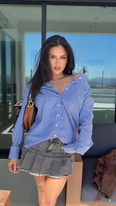 Outfit Check ✔️ @revolve Top #lacademie Skirt & Jacket #superdown Heels #raye Jewelry #loversandfriends Happy face ring @iriemicollection Sunnies @dezi #revolveme #outfitoftheday #outfitinspo #styleideas #outfit #clothing #outfitcheck | Christen Dominique