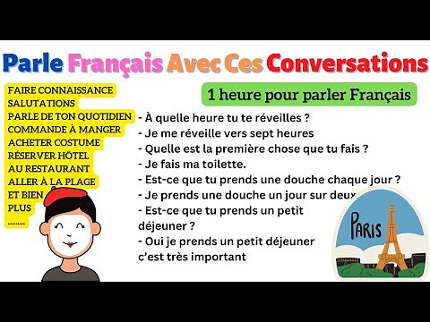 Learn to speak FRENCH with Conversations and Dialogues from Level A1 to C1 (compilation 7)
