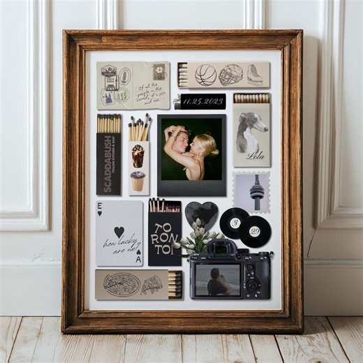 Custom Matchbox Art Template | DIY Canva Matchbook Print | Anniversary Gift for Him or Her - Etsy New Zealand