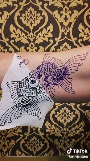 🐠 🥵 #tattoo #fish #girlswithtattoos #fyp