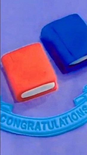 Mini Fondant Book Cake Tutorial 📚✨ | Realistic Cake Decorating Shorts