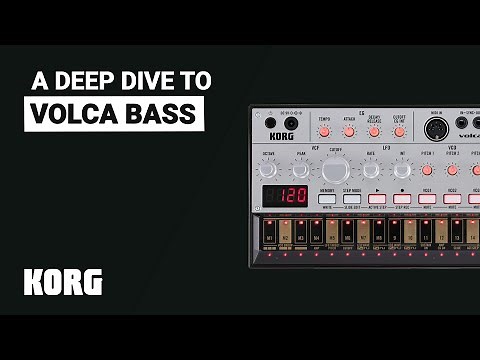 The KORG VOLCA BASS complete guide walkthrough tutorial