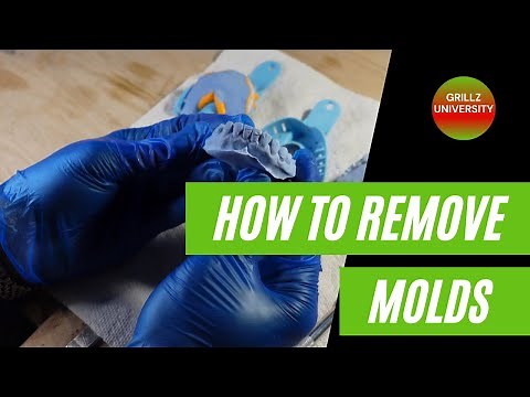 How To Remove Dental Impressions- For Grillz and Gold Teeth Making(How to make grillz)