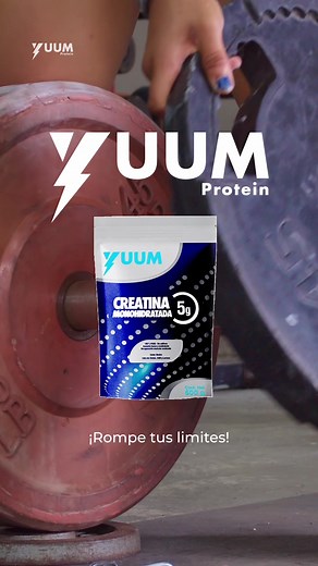 La creatina es uno de los suplementos más estudiados en el mundo del deporte. 👨‍🔬🧪 La Creatina de YUUM ayuda a que tus músculos generen más energía en entrenamientos de alta intensidad, mejora la resistencia en repeticiones pesadas y potencia tu fuerza explosiva. 💪🏋️‍♀️ Respaldada por evidencia científica, es la aliada perfecta para quienes buscan superar sus marcas en cada levantamiento. #YUUM #yuumcreatine #Creatina #suplementosalimenticios