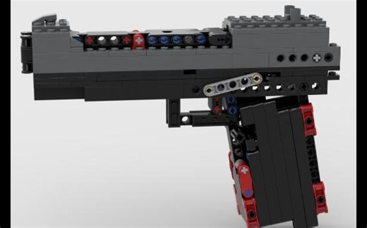 乐高枪伯莱塔M9展示及图纸教程