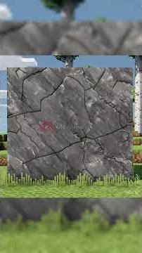 Blok Diorite Slab di Minecraft tapi Versi AI! #shorts