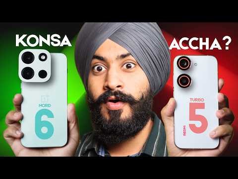 Redmi Turbo 5 vs OnePlus Nord 6! Best Performance All-Rounder