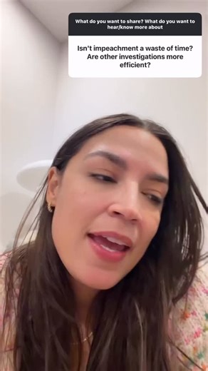 Alexandria Ocasio-Cortez Source on Instagram: "follow for more content of alexandria ocasio-cortez ❤️ - - - - - - #aoc #alexandriaocasiocortez #reels #videos #politics"
