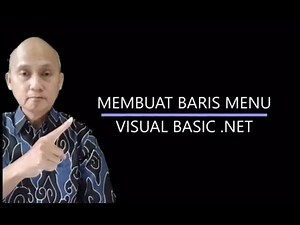 Visual Basic .NET #2 | Menu Bar | Cara Membuat Baris Menu di Visual Basic .NET