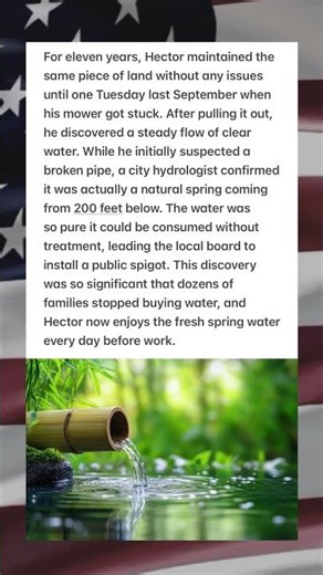 The Story of Maple Street’s Natural Spring