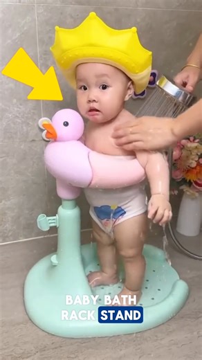 Duck-Shaped Anti-Slip Baby Bath Rack Stand 🦆🛁 — Make bath time safe and fun! This adorable duck-shaped bath rack ensures your baby’s comfort and prevents slipping. Perfect for newborns and infants, it offers strong stability, ergonomic support, and easy cleaning. Loved by parents worldwide! Credits: bathBuddy /TT, LimoLiving /YT #BabyCare #ParentingTips #BabySafety #duck #baby | Today News IND