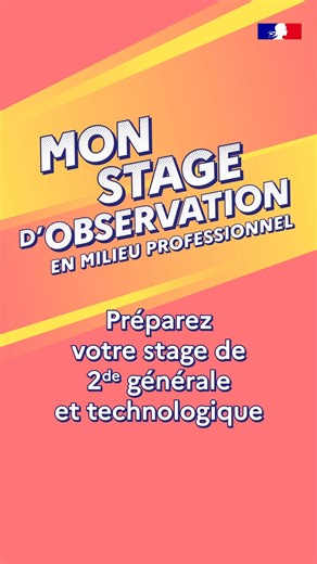 🎓 Élèves de 2nde générale et technologique : prépare dès maintenant ton stage ! 📅 Du 15 au 26 juin 2026 🔎 Toutes les offres en un clic : 1eleve1stage.education.gouv.fr #stagedeseconde #orientation #Avenir #1eleve1stage #education | Ministère de l'Éducation nationale