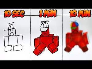 Draw c00lkidd from Forsaken Roblox in 10 Minutes Challenge