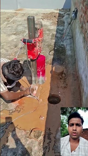 Core Cutting Machine #construction #cuttingskills #machine #core #cutting #machine #work #hardwork