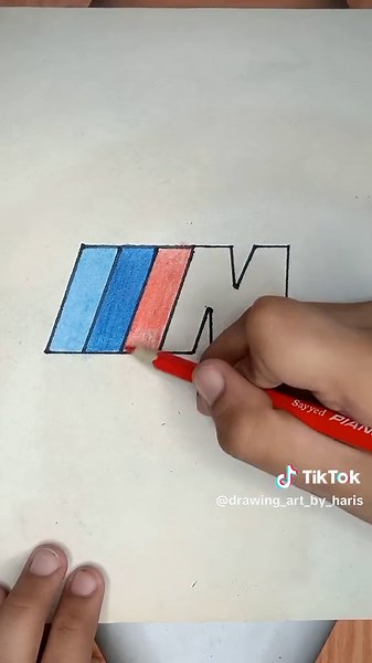 How to Draw the BMW M Logo Step-by-Step
