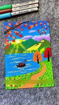Landscape Drawing #drawing