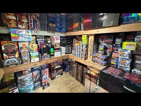 FIREWORKS STASH 2026 🔥🔥💥🧨 ALL BANGERS 🦾🦾 SHED FULL OF BANGERS!! HMU 🤙