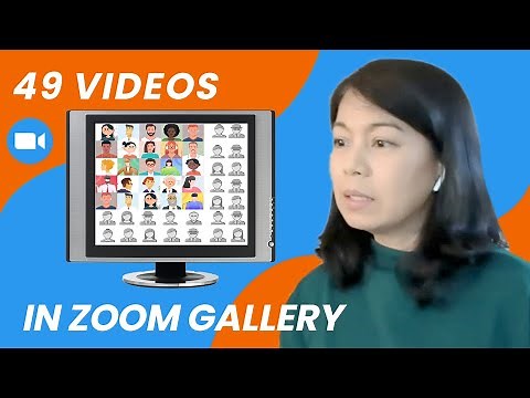 How to get 49 participants in Zoom gallery view