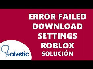 How to Fix Roblox Error Failed to Download or Apply Critical Settings ✅✅