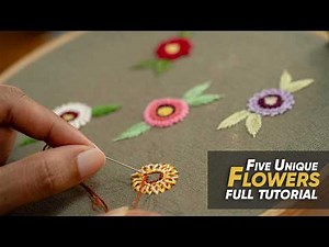 Mastering Floral Embellishments: 5 Stitches to Elevate Your Clothes