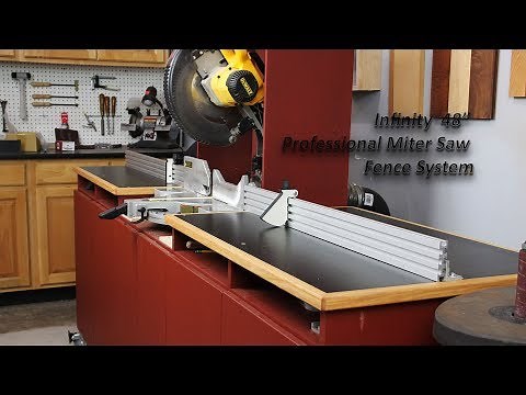 Infinity Tools 48" Professional Miter Saw Fence System