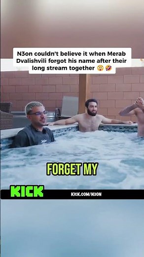 N3on couldn't believe it when Merab Dvalishvili forgot his name 😲🤣 #n3on