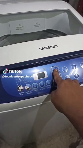 Solución al código dE en lavadoras Samsung