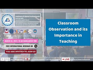 Classroom Observation and its Importance in Teaching