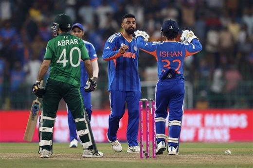 India vs Pakistan, T20 World Cup 2026: Scorecard, player of the match & records