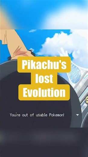 Pikachu Almost Had a CRAZY Evolution #games #pokemon