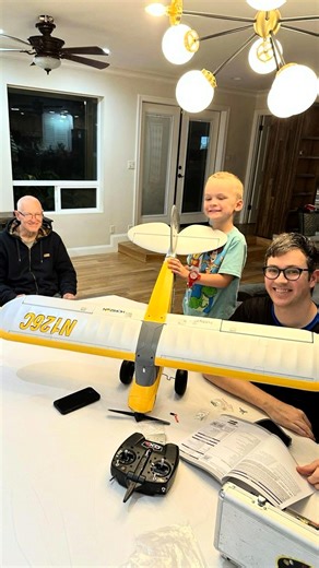 Three generations. One airplane. 🛩️ The HobbyZone Carbon Cub S 2 1.3m is bringing RC passion full circle. Kyle Dahl discovered the joy of RC through his father and is now sharing that same passion with his nephew! Kyle’s passion and determination are great examples of how the RC hobby lives on! #HorizonHobby #HobbyZoneRC #CarbonCub #RCAirplane #LearnToFly | Horizon Hobby