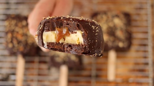 Brownie Ice Cream Sandwich Bar - Gemma's Bigger Bolder Baking Ep 13 - Gemma Stafford Recipe