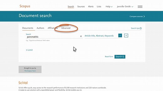 【Scopus在线指南】如何进行高级检索