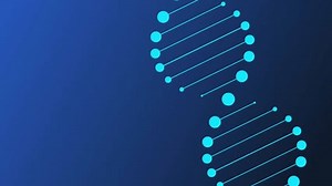 DNA Double Helix Animation with Biomorphism Style