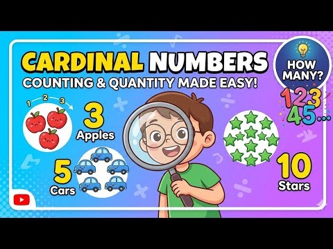 Cardinal Number | 1st Class Maths | 2nd Class Maths