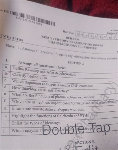 Attempt all questions in brief. a. Define Re-entry and After de... | Filo