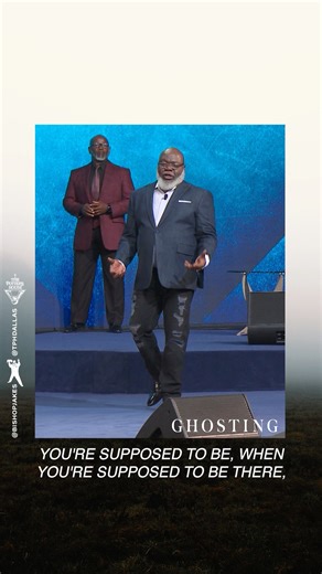 It’s never too late to stop being a ghost in your own life and let Jesus enter the room! If you’re #Ghosting, replay my sermon from this morning on YouTube.com/TDJakesOfficial and be present when God comes looking for you. #TDJOnline | T.D. Jakes Ministries