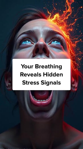 Did you know your breath can reveal stress before you even say a word? Discover how subtle shifts in breathing patterns expose your emotions. #psychology #humanbehavior #stress #wellness #mindset