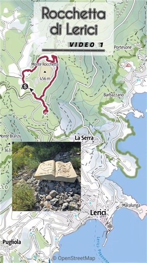 Rocchetta di Lerici, video 1 Alla scoperta dell'Anello Percy Shelley e di un canaveo