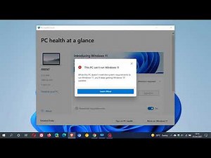 The Windows 11 PC Health Check upgrade app has issues