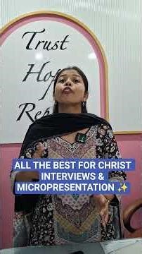 Last Minute Tips to Ace Christ University Interview + Micro Presentation Guidance | Supergrads IPMAT